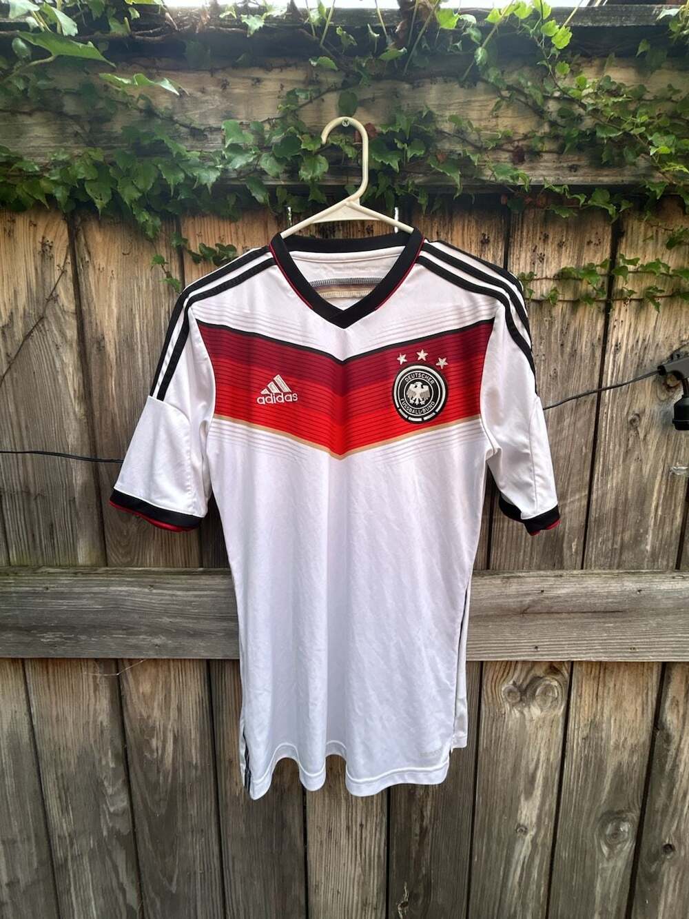 Adidas Germany 2014 Home Soccer Jersey Size S White Climacool